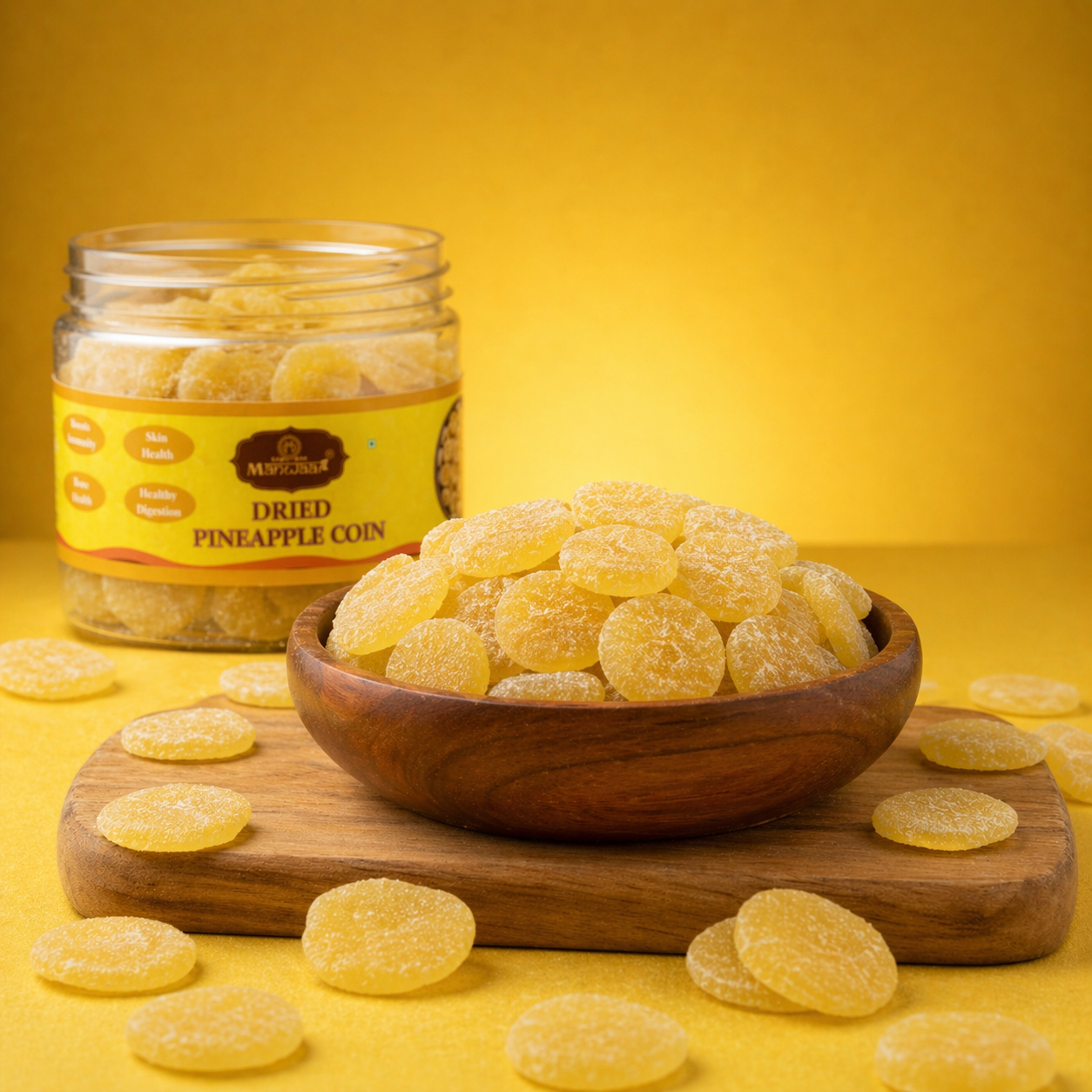 Manwaar Dried Pineapple Coins