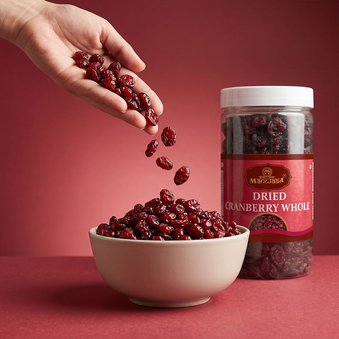 Manwaar Dried Cranberries Whole