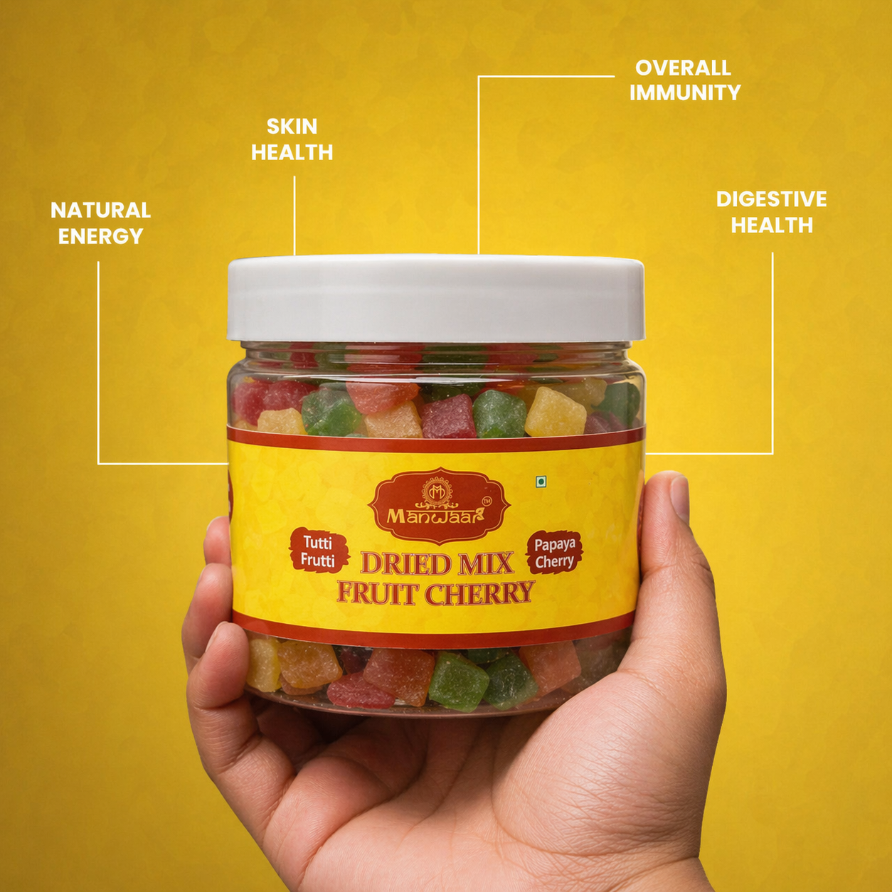 Manwaar Dried Mix Fruit Cherry