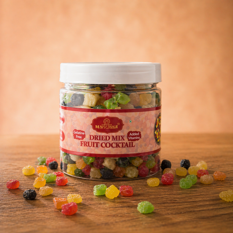 Manwaar Dried Mix Fruit Cocktail.