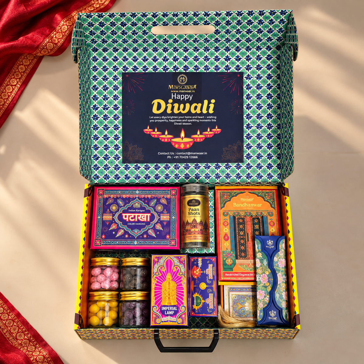 Diwali Rajashahi Suitcase